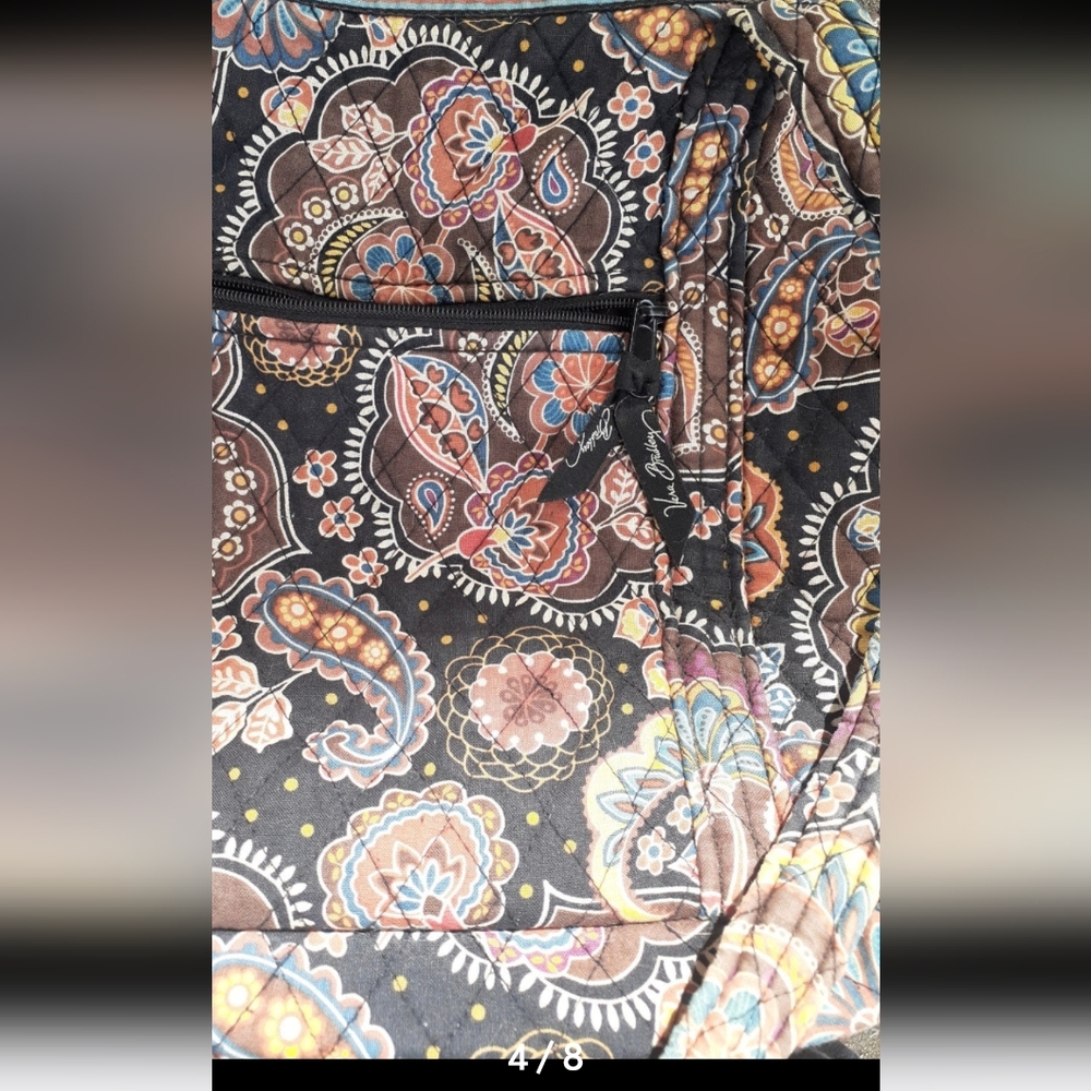 Vera Bradley Paisley Tote - Picture 4 of 10